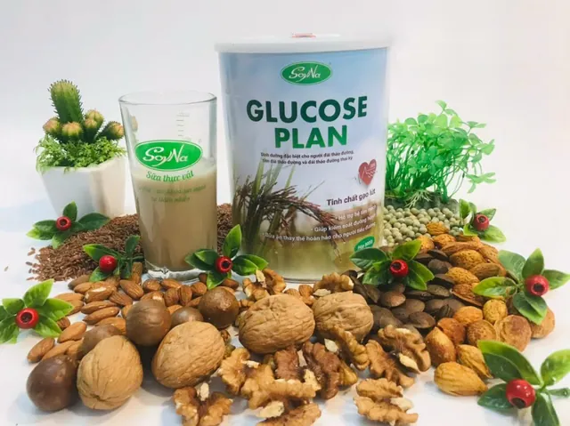Thành phần chính của Sữa thực vật Glucose Plan Soyna 800g