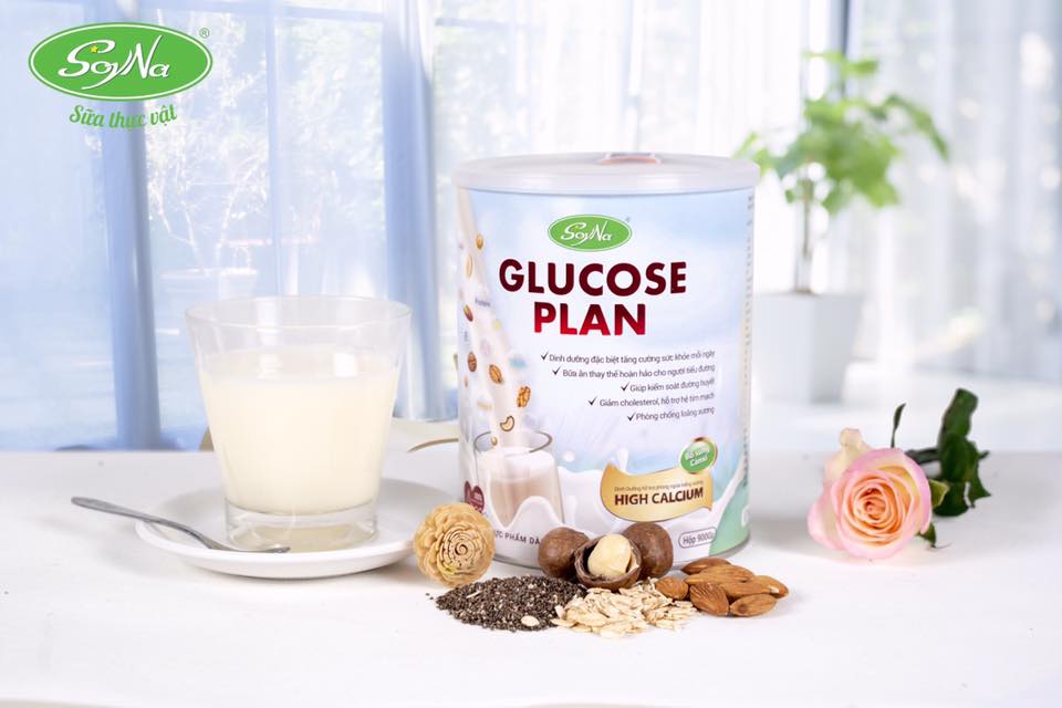 Thành phần chính của Sữa thực vật Glucose Plan Canxi Soyna