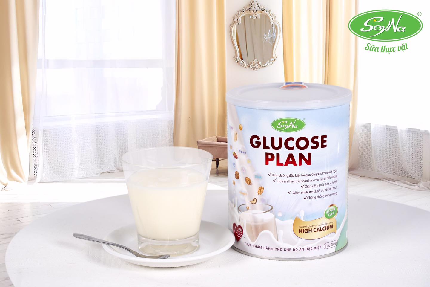 Sữa thực vật Glucose Plan Canxi Soyna